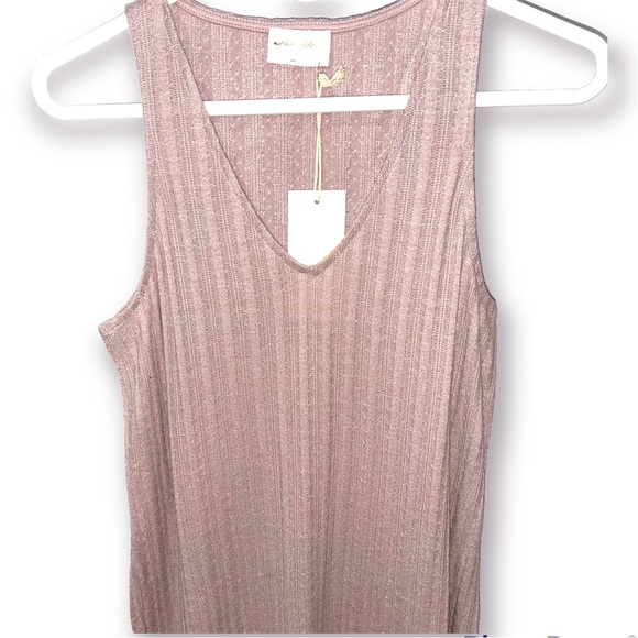 Hi-lo hem tank - mauve - Picture 7 of 7